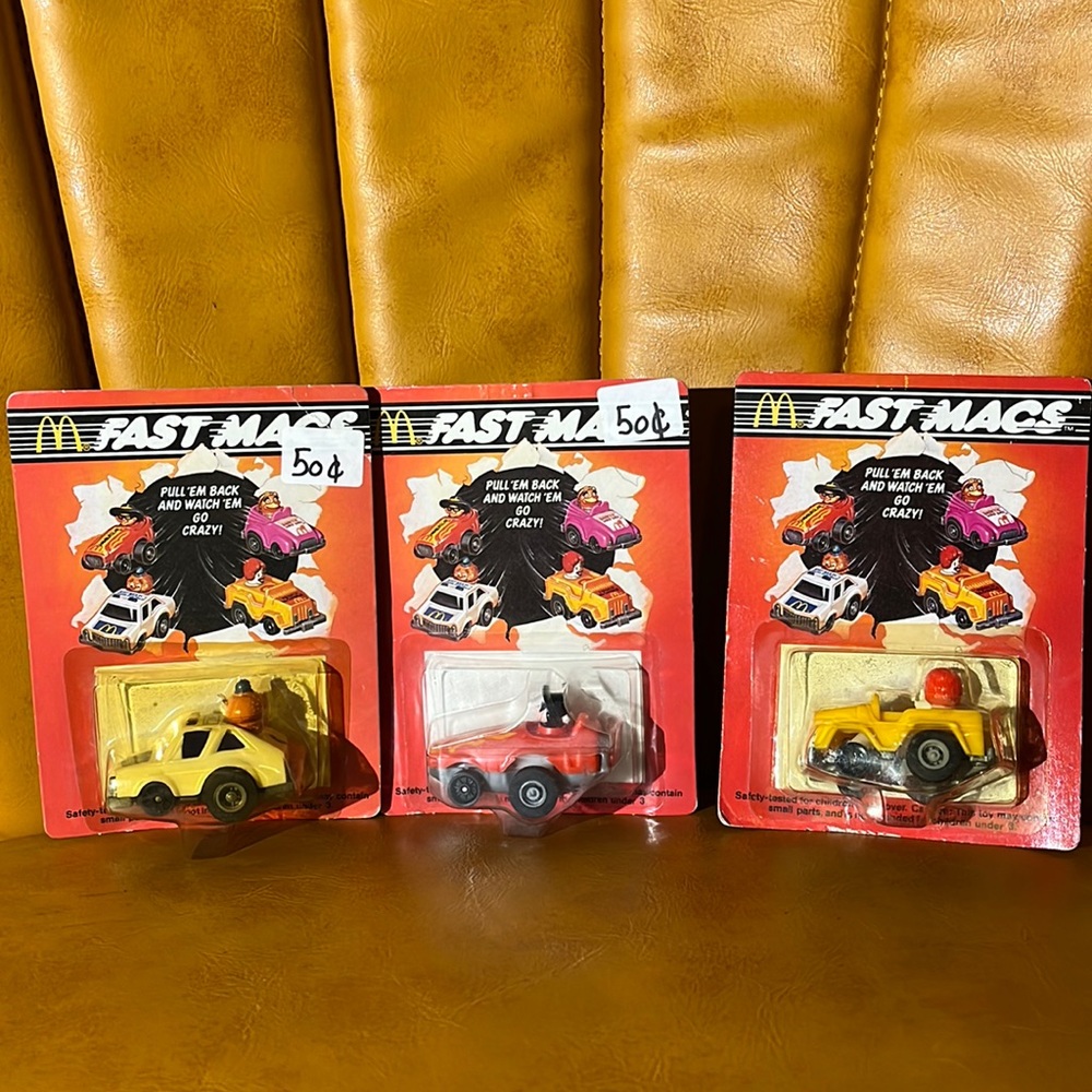 NIB VTG 1985 McDonalds Fast Macs cars